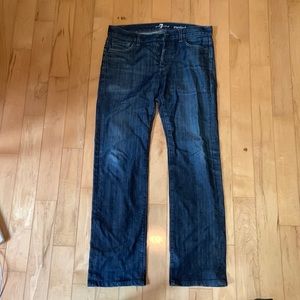 7 for all mankind used Indigo loose fit jeans